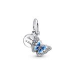Pandora Jewels Women’s Blue butterfly Charm Silver 925° – Jewellery