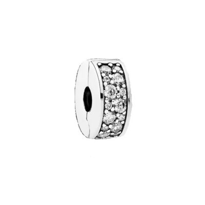 Pandora Jewels Women’s Charm CLEAR PAVE’ CLIP – Jewellery