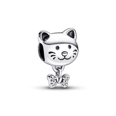 Pandora Jewels Women’s Charm PET CAT & BOW  – Jewellery