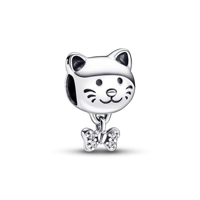 Pandora Jewels Women’s Charm PET CAT & BOW  – Jewellery
