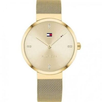 Tommy Hilfiger Women's 35mm Ss Ip Gold Watch (1782217)