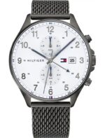 Tommy Hilfiger Men's 44mm Ss Ip Gun Watch (1791709)