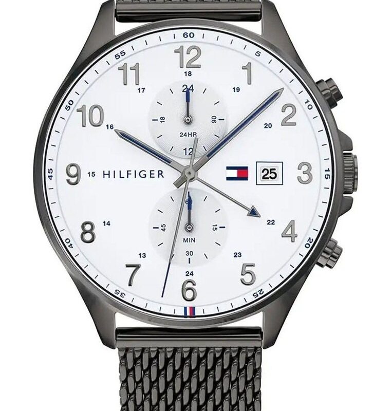 Tommy Hilfiger Men's 44mm Ss Ip Gun Watch (1791709) Tommy Hilfiger Men's 44mm Ss Ip Gun Watch (1791709)