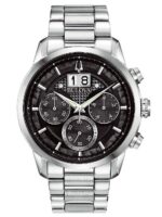 Bulova Unisex Chronograph 38mm Stainless Steel Watch (96B319)