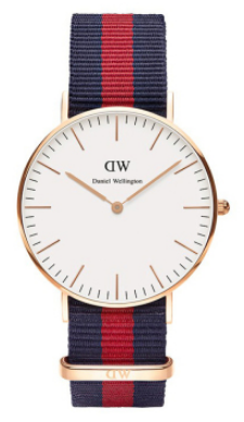 Daniel Wellington Classic St Mawes DW00100052 Women's 36mm Silver Quartz Watch - White Dial, Brown Leather Strap