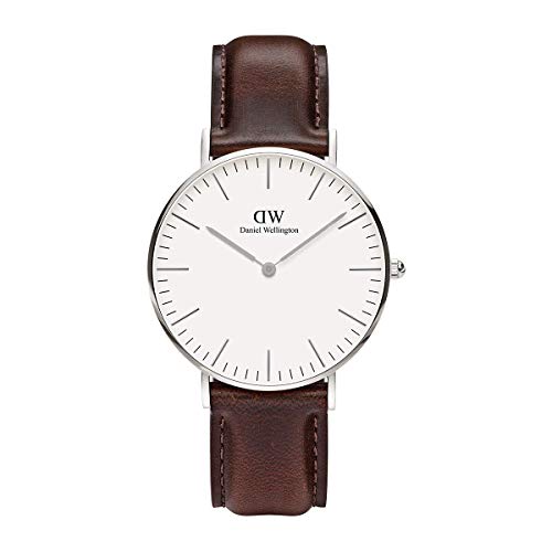DW00100056 Daniel Wellington Classic Bristol DW00100056 Women's 36mm Quartz Watch - White Dial, Dark Brown Leather Strap