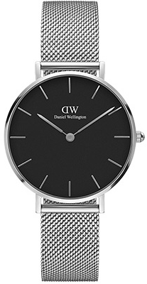 Daniel Wellington Classy Sheffield DW00100068 Women's 26mm Quartz Watch - White Dial, Black Leather Strap