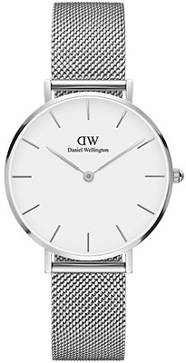 Daniel Wellington Classy Bristol DW00100070 Women's 26mm Quartz Watch - White Dial, Brown Leather Strap