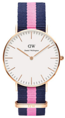 Daniel Wellington Dapper Durham DW00100112 Women's 36mm Silver Quartz Watch - Eggshell White Dial, Brown Leather Strap