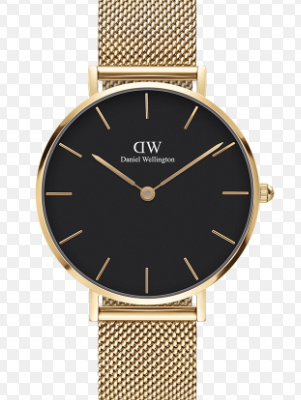 Daniel Wellington Classic Petite Sterling DW00100306 Women's 36mm Silver Quartz Watch - White Dial, Stainless Steel Bracelet