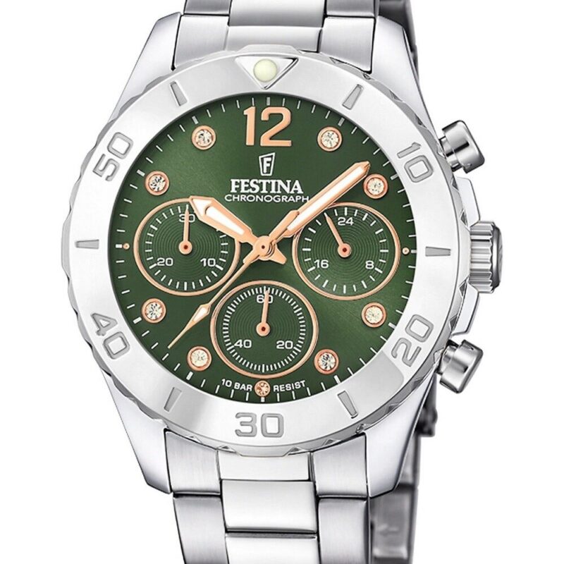 Festina Unisex Chronograph 39mm Stainless Steel Watch (F20603_5)