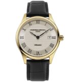 Frederique Constant Unisex 40mm Ss Ip Gold Watch (FC-220CR5B5)