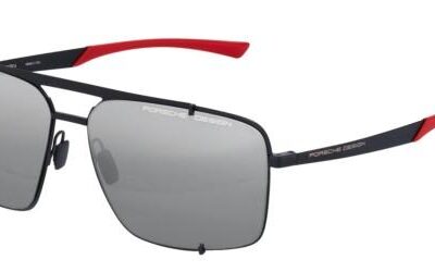 Porsche Design HOOKS P'8919 Black - Red/Mirror Silver Sunglasses