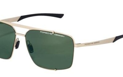 Porsche Design HOOKS P'8919 Light Gold/Green Sunglasses