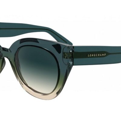 Longchamp Unisex LO750S Pearly Blue Havana Sunglasses