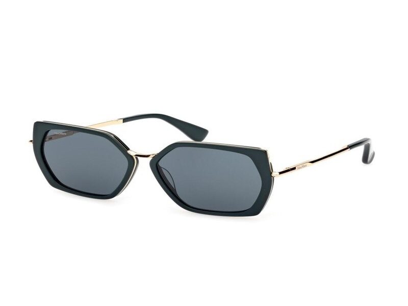 Max Mara Unisex MM0136 Green/Green Sunglasses Max Mara Unisex MM0136 Green/Green Sunglasses
