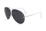 Porsche Design P8478 White/Grey Blue + Mercury Silver Lenses Sunglasses