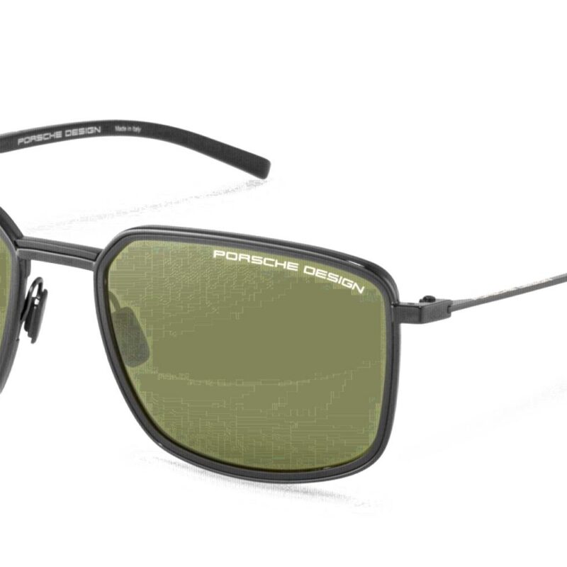 Porsche Design P8941 Black/Green Mirrored Sunglasses