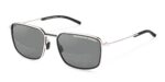 Porsche Design Men's P8941 Palladium Black/Smoke Sunglasses