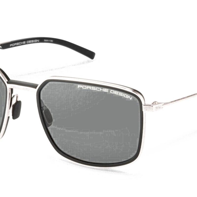 Porsche Design Men's P8941 Palladium Black/Smoke Sunglasses