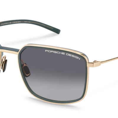 Porsche Design Men's P8941 Gold Blue Gray/Smoke Shaded Sunglasses