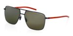 Porsche Design Men's P8963 Black Red/Green Anti-Reflective Sunglasses