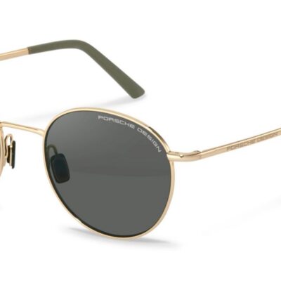 Porsche Design Men's P8969 Gold Olive/Smoke Sunglasses