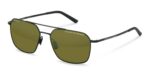 Porsche Design Men's P8970 Black/Green Mirror Sunglasses