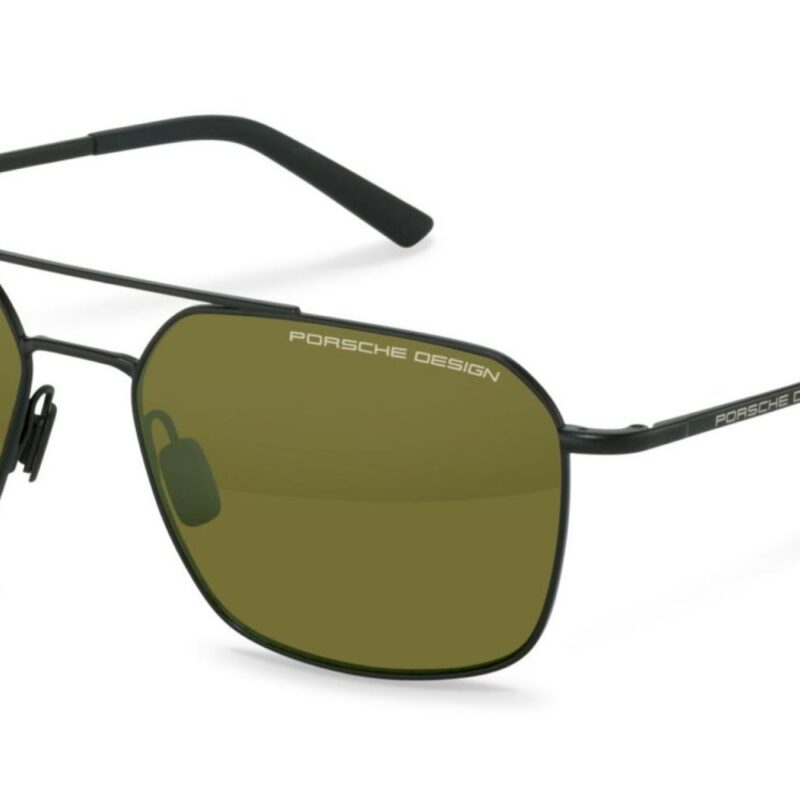 Porsche Design Men's P8970 Black/Green Mirror Sunglasses Porsche Design Men's P8970 Black/Green Mirror Sunglasses