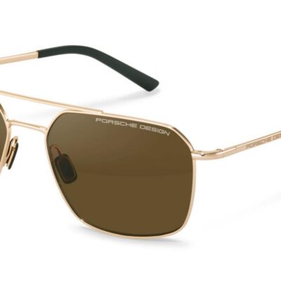 Porsche Design P8970 Gold/Brown Sunglasses