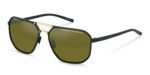 Porsche Design P8971 Black/Green Mirrored Sunglasses