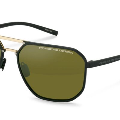 Porsche Design P8971 Black/Green Mirrored Sunglasses