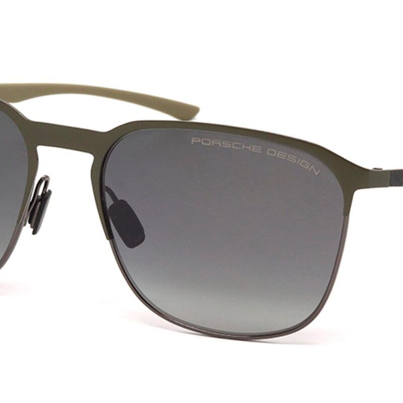 Porsche Design Men's P8979 Olive/Dark Grey Sunglasses