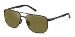 Porsche Design Men's P8984 Black/Green Mirrored Sunglasses