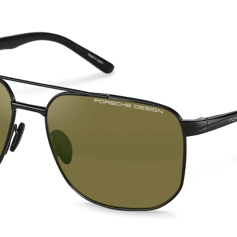 Porsche Design Men's P8984 Black/Green Mirrored Sunglasses