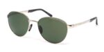 Porsche Design Men's P8985 Silver/Grey Green Sunglasses
