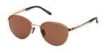 Porsche Design Men's P8985 Gold/Brown Anti-Reflective Polarized Sunglasses