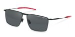 Porsche Design P8987 Dark Grey Black/Smoke Anti-Reflective Polarized Sunglasses
