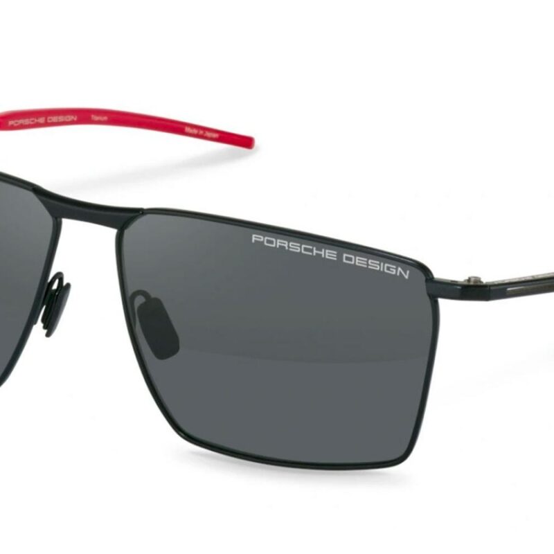 Porsche Design P8987 Dark Grey Black/Smoke Anti-Reflective Polarized Sunglasses