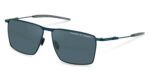 Porsche Design Men's P8987 Grey/Blue Mirrored Silver Sunglasses