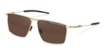 Porsche Design Men's P8987 Gold/Brown Anti-Reflective Polarized Sunglasses
