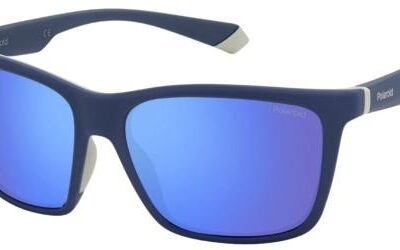 Polaroid Men's PLD 2126/S Blue Grey/Blue Sunglasses