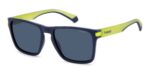 Polaroid Men's PLD 2139/S Matte Blue/Blue Sunglasses