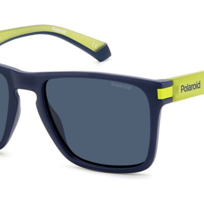 Polaroid Men's PLD 2139/S Matte Blue/Blue Sunglasses