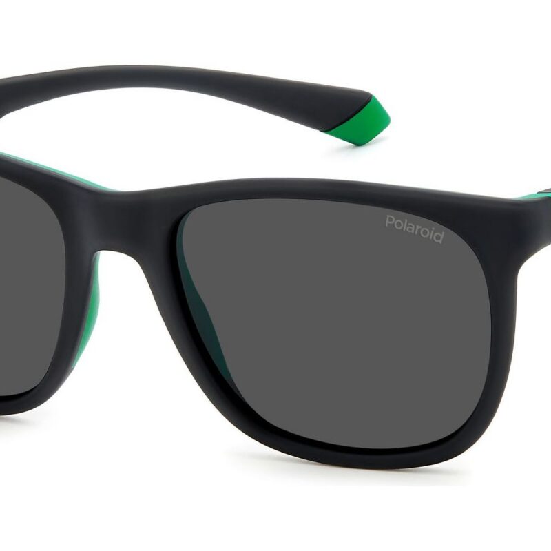 Polaroid Men's PLD 2140/S Matte Black Green/Grey Sunglasses Polaroid Men's PLD 2140/S Matte Black Green/Grey Sunglasses