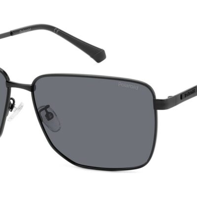 Polaroid Men's PLD 2143/G/S/XN Black/Grey Polarized Sunglasses