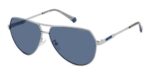 Polaroid Men's PLD 2145/G/S/X Ruthenium/Blue Sunglasses