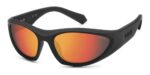 Polaroid Men's PLD 2165/S Matte Black Red/ Red Polarized Sunglasses
