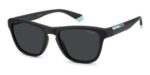 Polaroid Men's PLD 2168/S Matte Black/ Grey Polarized Sunglasses