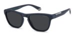 Polaroid Men's PLD 2168/S Matte Blue Grey/ Grey Polarized Sunglasses